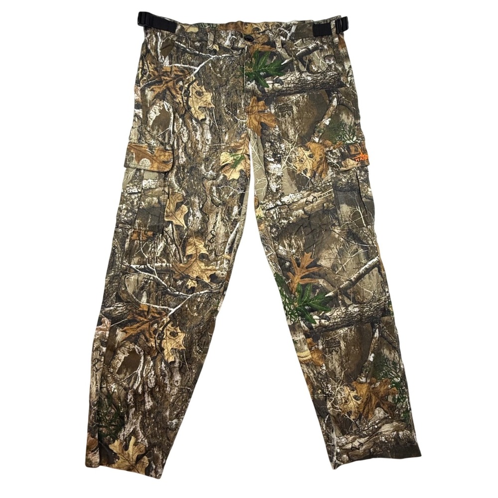 Habit Cargo Pants Mens‎ Large Realtree Edge Camo Cotton Outdoor Hunting gorpcore